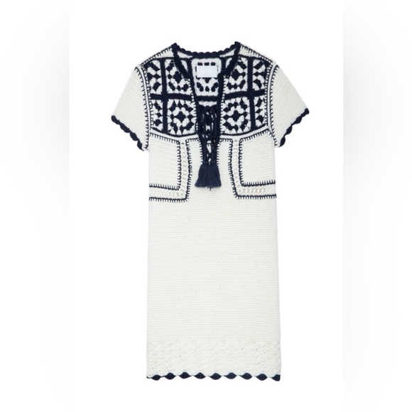 Zadig & Voltaire Imany Crochet Mini Dress - Picture 5 of 10